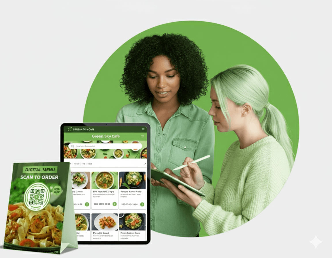 Restaurant dashboard preview